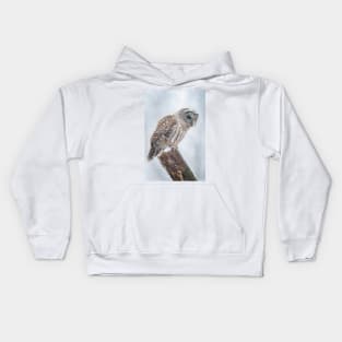 Barred Owl Kids Hoodie